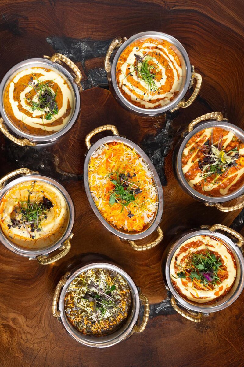 Auswahl an Speisen im Restaurant der Pension und des Hotels in Kleinmachnow