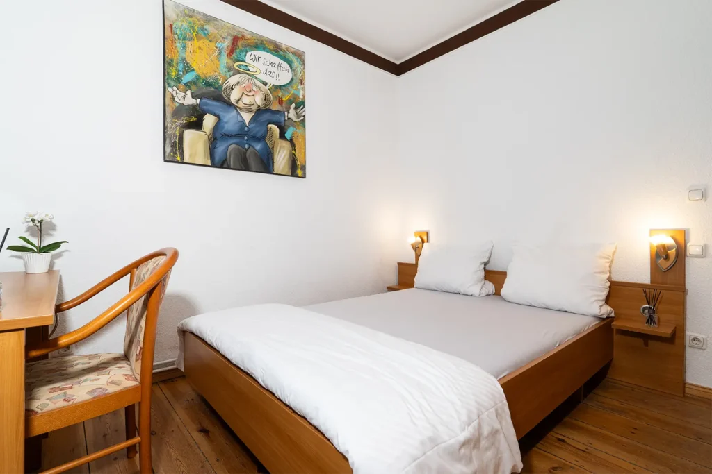 Gemutliches Zimmer in Pension Kleinmachnow mit modernem Ambiente